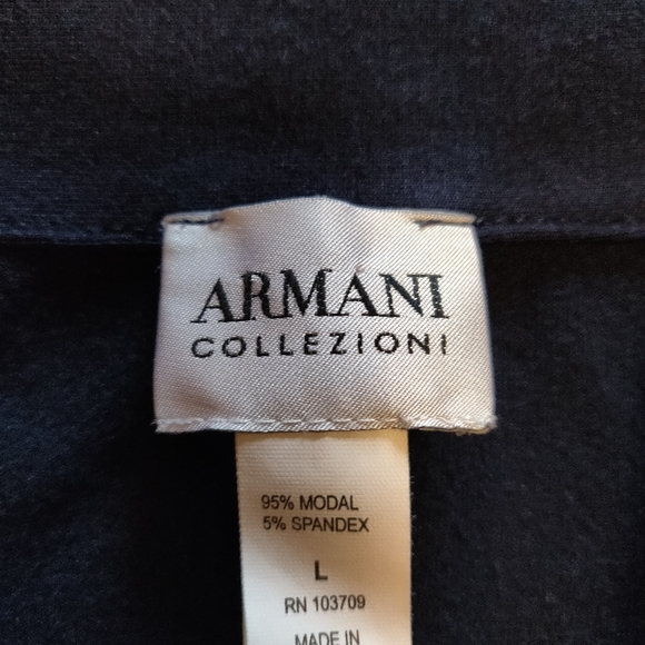 Armani Collezioni Other - Armani Collezioni navy blue one button polo.
